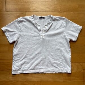 Brandy Melville Anya top white